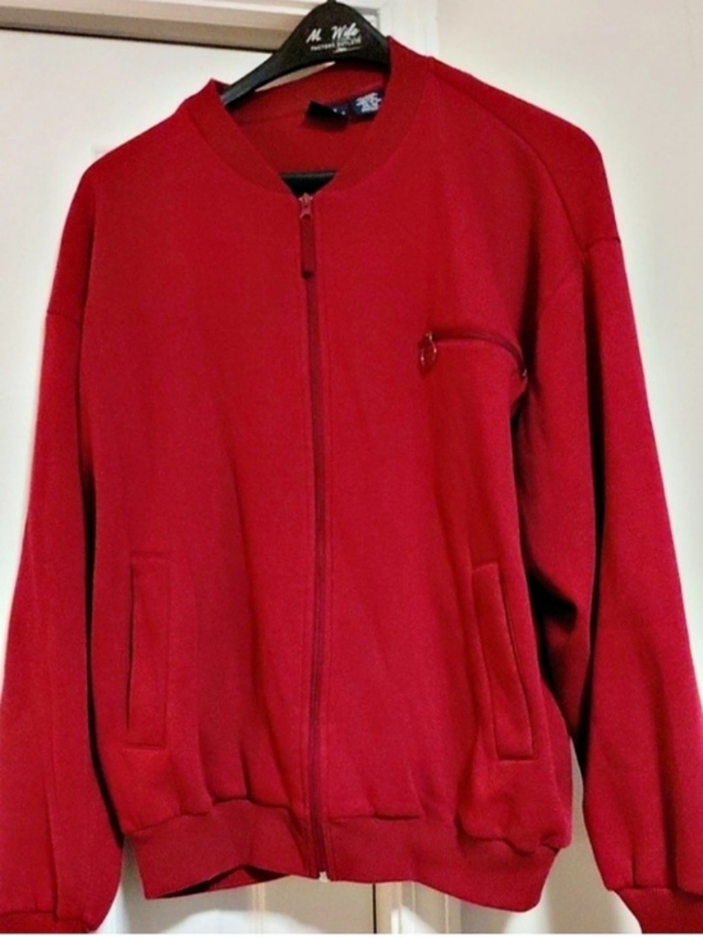 Red Bomber Jacket Like New